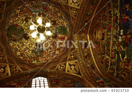 Interior of Vank Church in Isfahan, Iran Interior of Vank Church in Isfahan, Iran 91923710