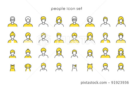 各種人圖標集 各種人圖標集 91923936