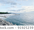Rinku Marble Beach at dusk 91925239