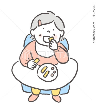 孩子們享用一頓飯 孩子們享用一頓飯 91925360
