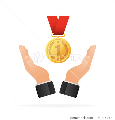 Gold Champion and winner awards - 1st, 2nd and 3rd place awards set. Gold Champion and winner awards - 1st, 2nd and 3rd place awards set. 91925758