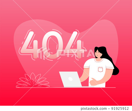 404 people in flat style. Internet application. Flat vector illustration 404 people in flat style. Internet application. Flat vector illustration 91925912