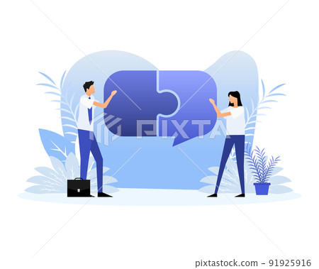 Cartoon people vector illustration. Modern character for concept design. Team work concept Cartoon people vector illustration. Modern character for concept design. Team work concept 91925916