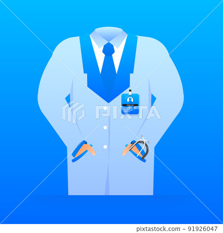 Flat doctor for web design, Healthcare. Vector graphic illustration Flat doctor for web design, Healthcare. Vector graphic illustration 91926047