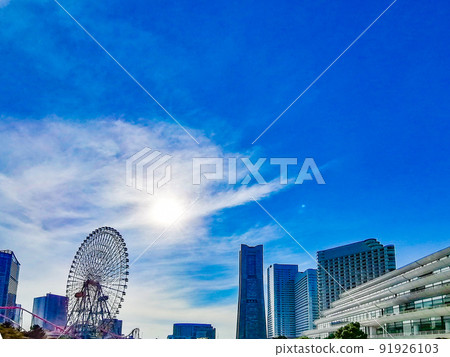 地標塔和摩天輪 地標塔和摩天輪 91926103