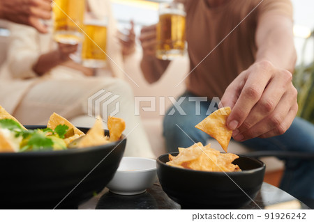 Bowls of Snacks in Bar Bowls of Snacks in Bar 91926242