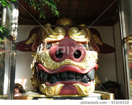築地波之神社弁財天乙黑獅子 91926520