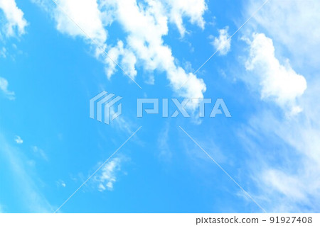 blue sky and white clouds blue sky and white clouds 91927408