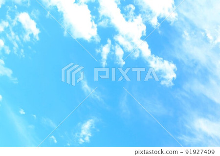 blue sky and white clouds blue sky and white clouds 91927409
