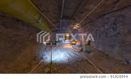 Underground construction site Underground construction site 91928954