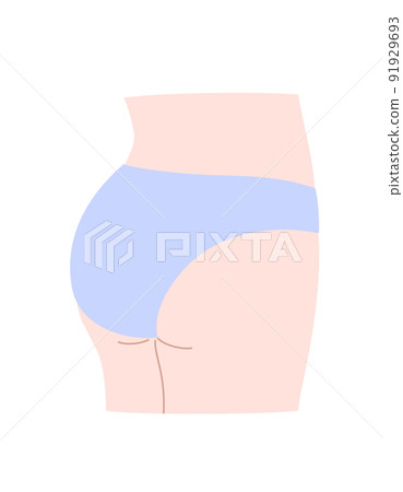 漂亮的屁股插圖素材 漂亮的屁股插圖素材 91929693