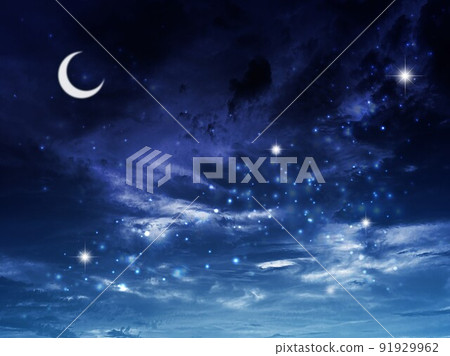 萬聖夜月亮和雲彩 91929962