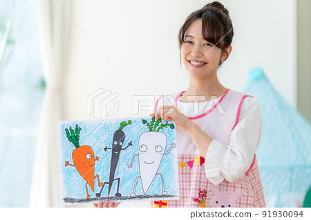 幼兒園老師演奏連環畫 91930094