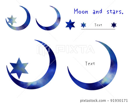 Night sky frame and decoration set 91930171