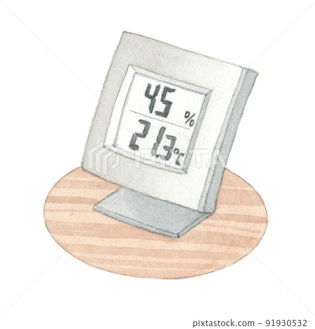 Watercolor: Thermometer 2 Watercolor: Thermometer 2 91930532