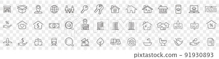 圖標 Icon 矢量 91930893