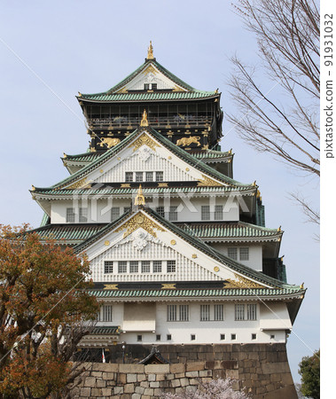 Osaka Castle Park Sakura Sakura Osaka Castle Sakura Osaka Castle Spring 91931032
