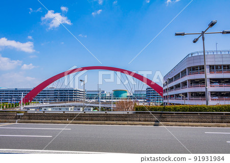 [Cityscape of Tokyo] Cityscape around Haneda Airport (Terminal 2) 91931984