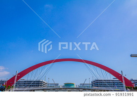 [Cityscape of Tokyo] Cityscape around Haneda Airport (Terminal 2) 91931991