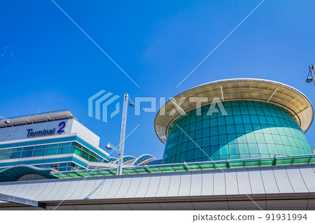 [Cityscape of Tokyo] Cityscape around Haneda Airport (Terminal 2) 91931994