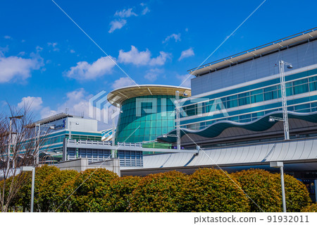 [Cityscape of Tokyo] Cityscape around Haneda Airport (Terminal 2) 91932011