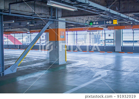 [圖片素材]多層停車場 91932019