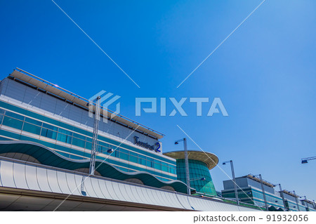 [Cityscape of Tokyo] Cityscape around Haneda Airport (Terminal 2) 91932056