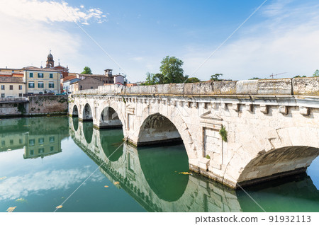 The Augustus Tiberius Bridge in Rimini 91932113