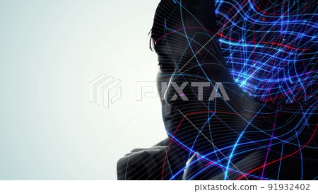 Thinking circuit AI artificial intelligence 91932402