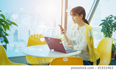 社交網絡形象 91932463