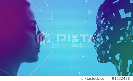 Humans and AI Artificial Intelligence Digital Transformation 91932488