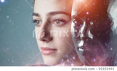 Humans and AI Artificial Intelligence Singularity Humans and AI Artificial Intelligence Singularity 91932491