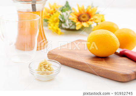 Have a homemade honey lemon & ginger 91932745