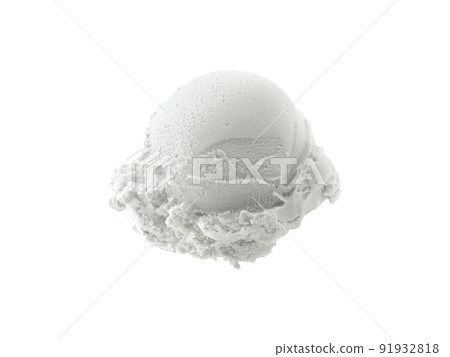 ice cream ball isolated on white background 91932818