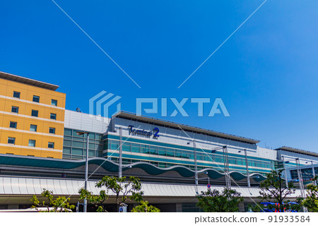 [Cityscape of Tokyo] Cityscape around Haneda Airport (Terminal 2) 91933584