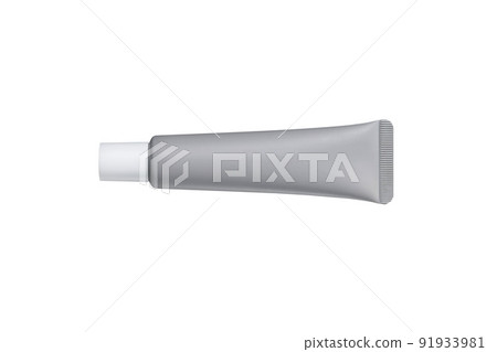 Realistic tube mockup. White plastic tube for toothpaste, cream, gel and shampoo. Blank packaging front and side view mockup. Template for illustration of a set of medicines or cosmetic. Realistic tube mockup. White plastic tube for toothpaste, cream, gel and shampoo. Blank packaging front and side view mockup. Template for illustration of a set of medicines or cosmetic. 91933981
