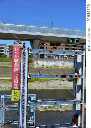 Ina River riverbed gauge 91934390