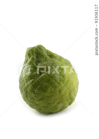 Kaffir lime isolated on white Kaffir lime isolated on white 91936117