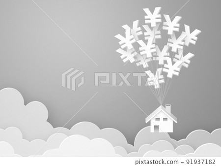Paper craft Housing related money 91937182