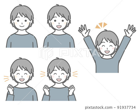 一個表情快樂的男孩(便衣) 一個表情快樂的男孩(便衣) 91937734