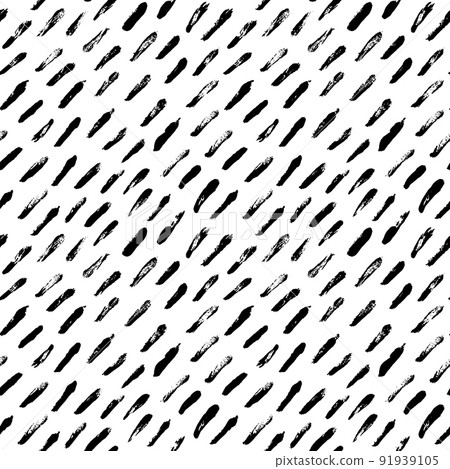 Black diagonal small lines vector seamless pattern 91939105