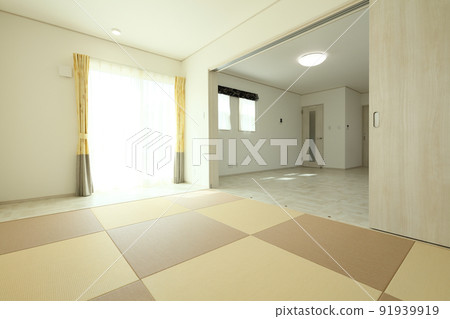 Newly built Japanese-style room and LDK 91939919