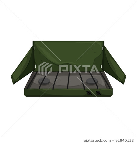 picnic stove camp cartoon vector illustration 91940138