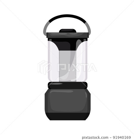 night lantern camp lamp cartoon vector illustration 91940169