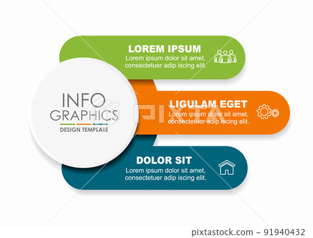 Infographic design template with place for your data. Vector illustration. Infographic design template with place for your data. Vector illustration. 91940432