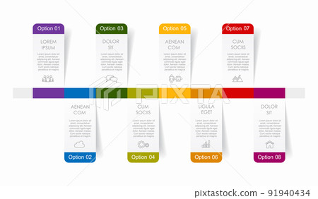 Infographic design template with place for your data. Vector illustration. Infographic design template with place for your data. Vector illustration. 91940434