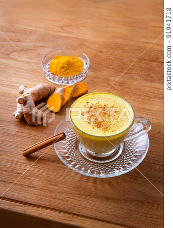 Turmeric latte, golden milk Turmeric latte, golden milk 91941718
