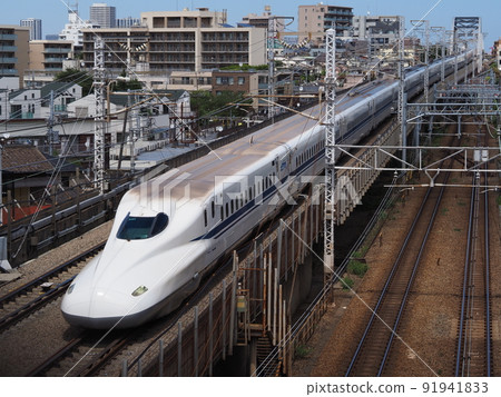 西目目大橋新幹線N700A 91941833