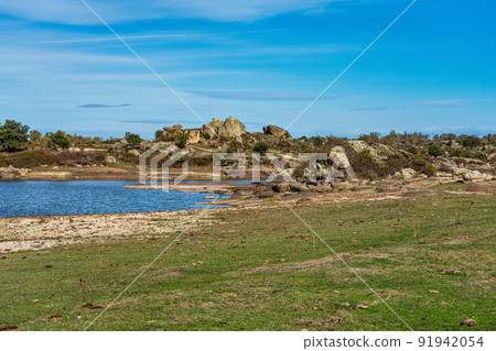 Los Barruecos Natural Monument, Malpartida de Caceres, Extremadura, Spain. Los Barruecos Natural Monument, Malpartida de Caceres, Extremadura, Spain. 91942054