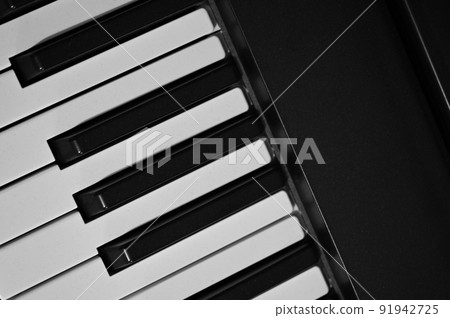 Closeup Shot Of Piano Keyboard Closeup Shot Of Piano Keyboard 91942725